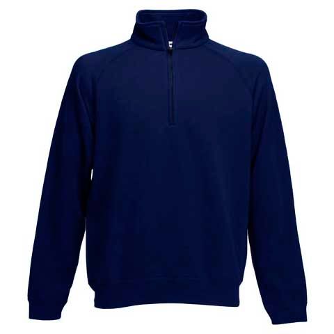 Fruit Of The Loom Premium Zip Neck Sweatshirt