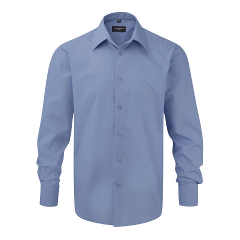 Russell Collection Long Sleeve Tailored Poplin Shirt