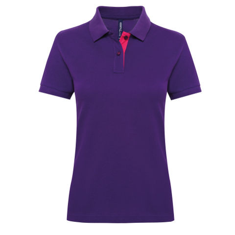 Asquith & Fox Women's Contrast Polo