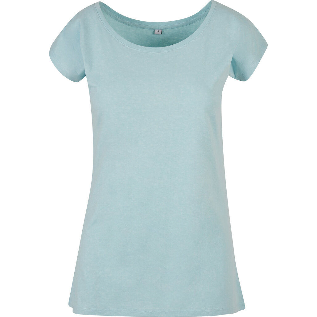 Build Your Brand Basic Women's Wide Neck Tee