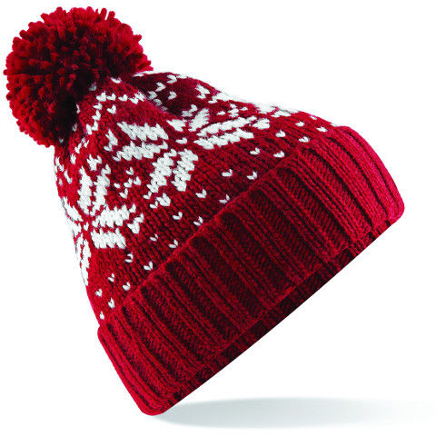 Beechfield Fair Isle Snowstar Beanie