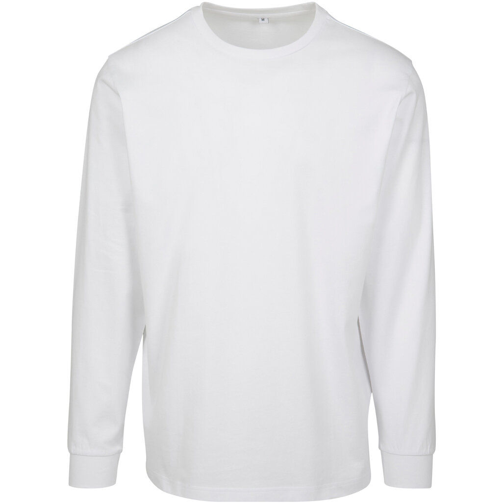 Build Your Brand Long Sleeve With Cuff Rib