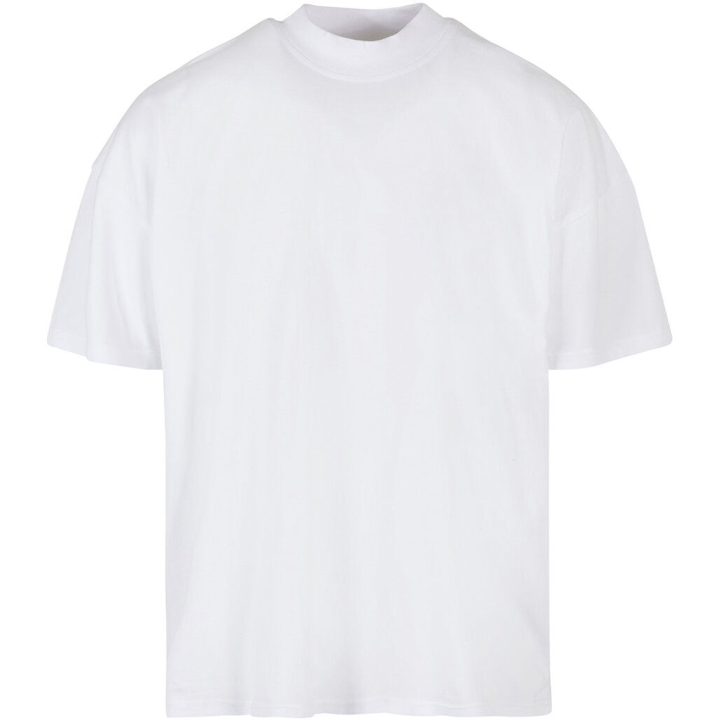 Build Your Brand Oversized Mock Neck Tee
