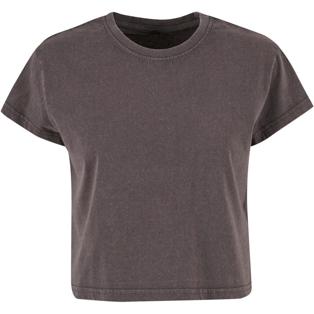 Build Your Brand Women's Vintage Cropped Tee