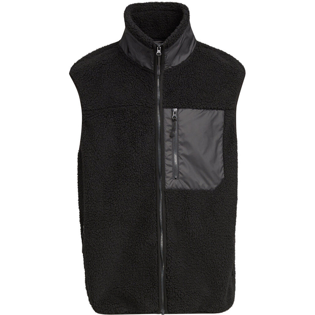 Build Your Brand Bonded Sherpa Vest