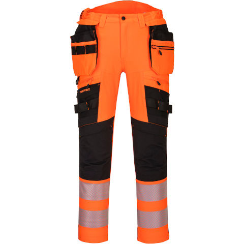 Portwest DX4 Hi Vis Detachable Holster Pocket Trouser
