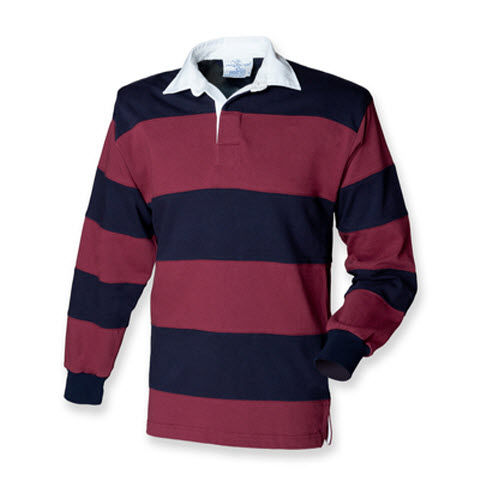 Front Row Sewn Stripe Rugby Shirt