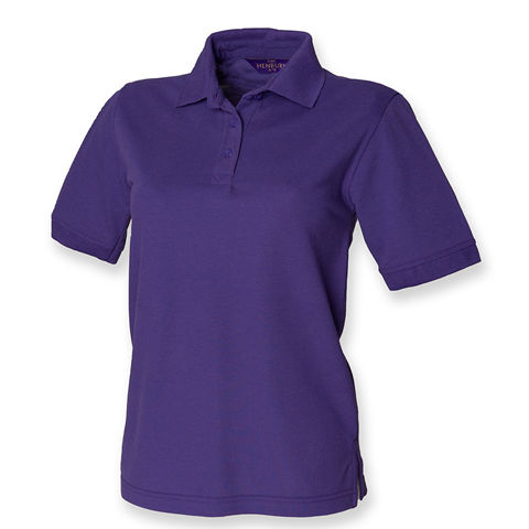 Henbury Ladies Pique Polo Shirt