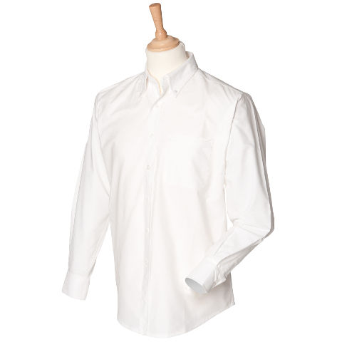 Henbury Long Sleeve Classic Oxford Shirt