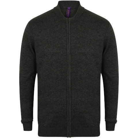 Henbury Unisex Zip Through Cardigan