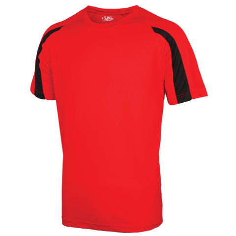AWDis Kids Contrast Just Cool Wicking T-Shirt