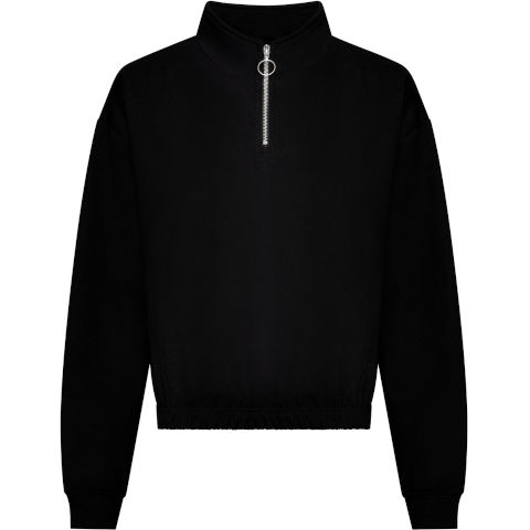 AWDIs Women's Cropped 1/4-Zip Sweatshirt