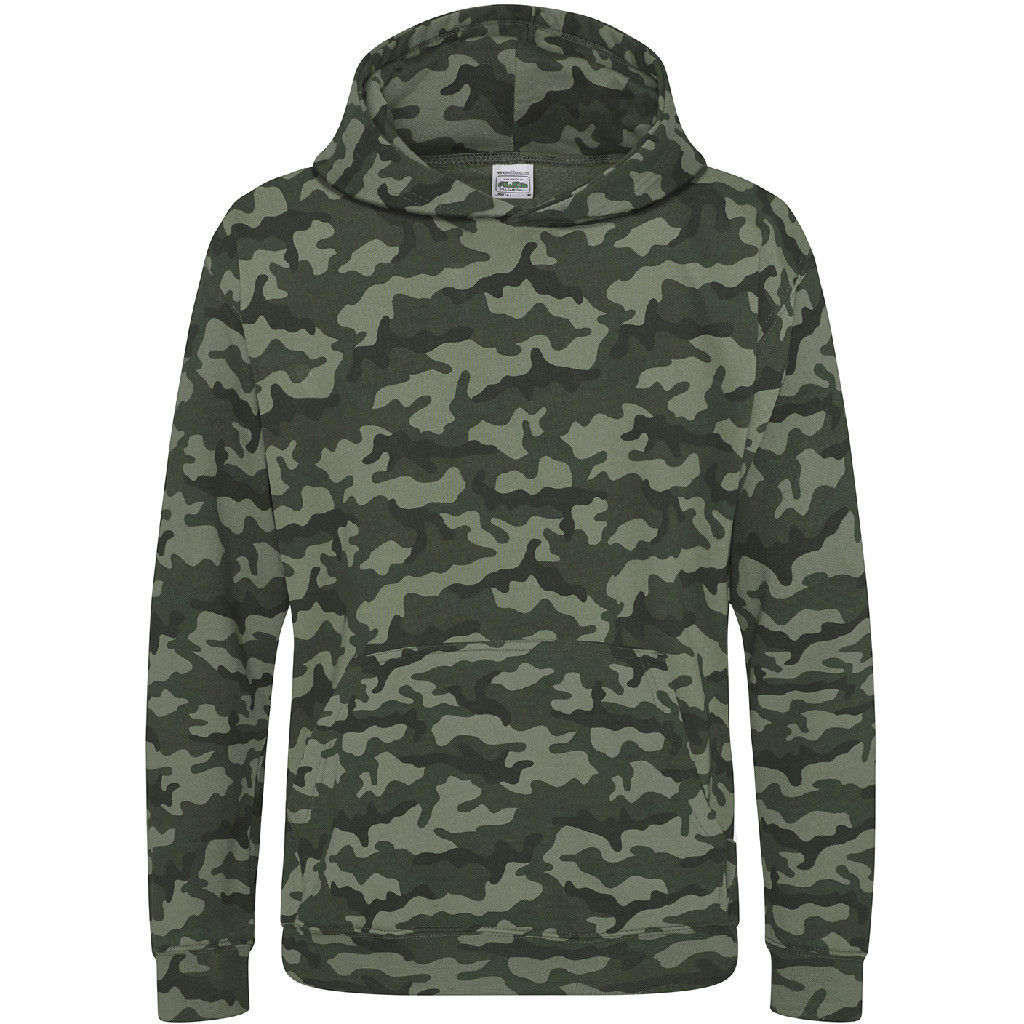 Awdis Just Hoods Kids Camo Hoodie