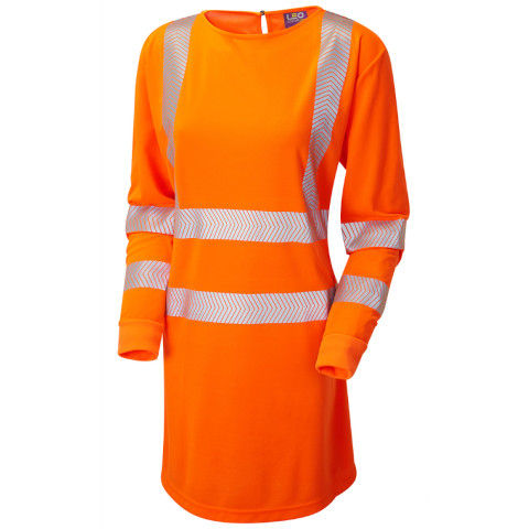 Leo Workwear Hi Vis Lily Women's Coolviz Ultra Long Sleeve Modesty Tunic