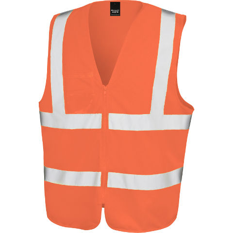 Result Hi Vis Core Zip Up Waistcoat
