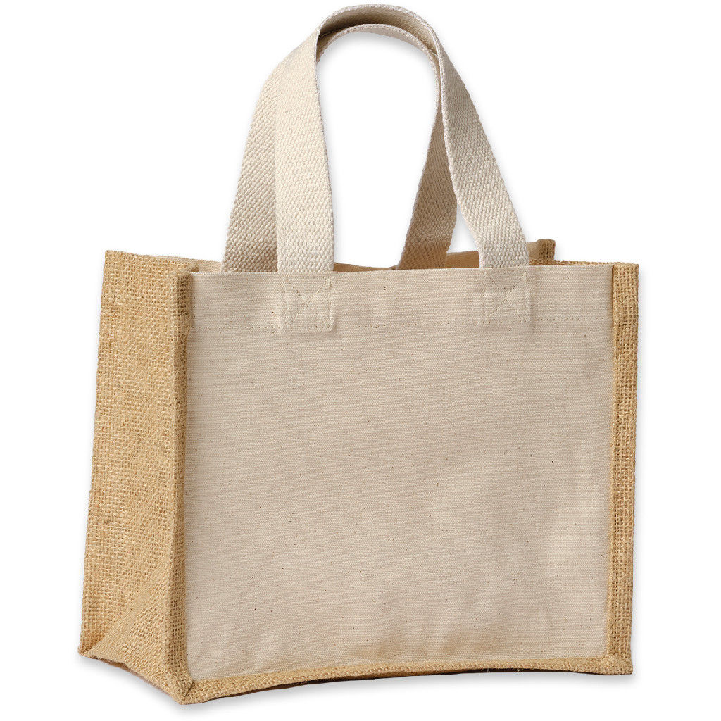 Nutshell Jute Canvas Panel Shopper