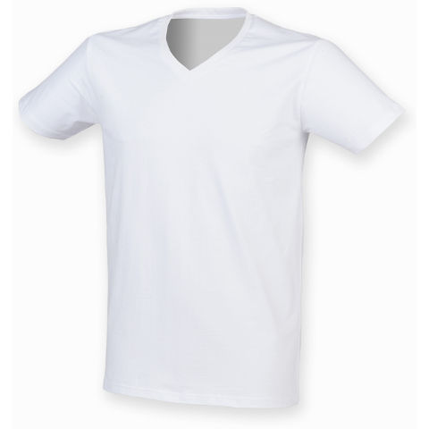 SF Men The Feel Good V Neck Stretch T-Shirt
