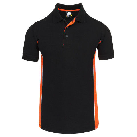 Black/Orange
