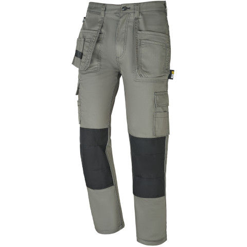 Orn Swift Tradesman Trouser in Anthracite/Black