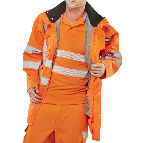 Beeswift Hi-Vis Elsener 7 In 1 Jacket
