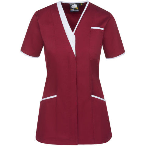 Maroon/White