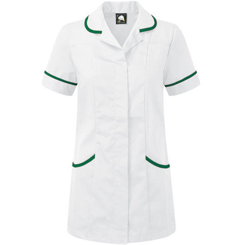 White/Bottle Green