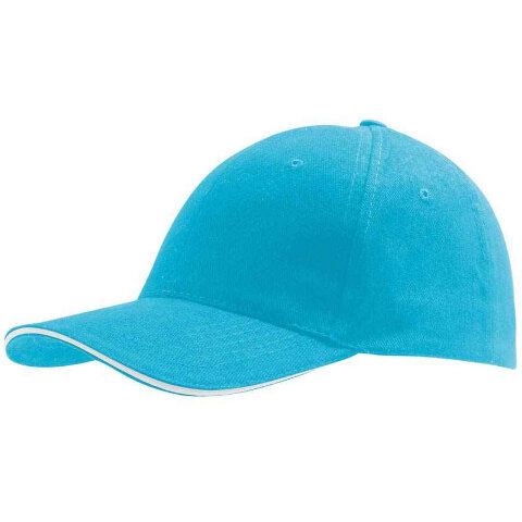 Turquoise Blue/White