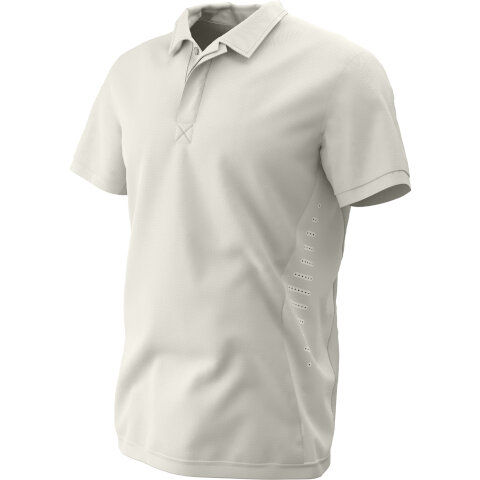 Chadwick Radial Short Sleeve Cricket Polo-Shirt Adult in Ivory