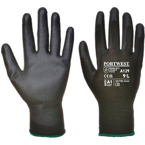 Portwest PU Palm Glove 480 Pairs in Black