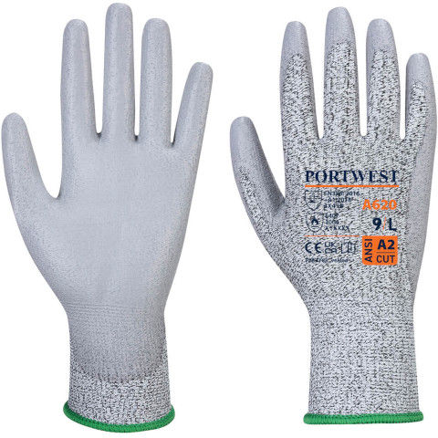Portwest LR Cut PU Palm Glove in Grey