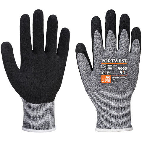 Portwest VHR Advanced Cut Glove Level E Cut Resistance in Grey