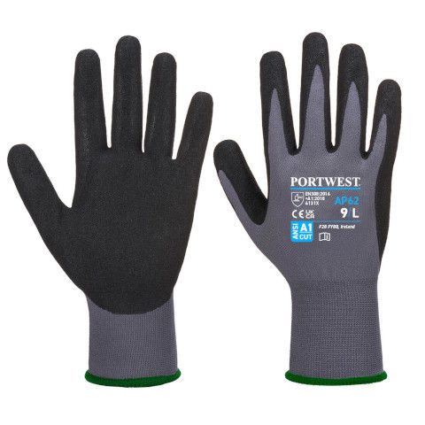 Portwest Dermiflex Aqua Glove in Grey/Black