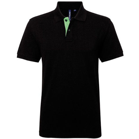 Asquith & Fox Men's Classic Fit Contrast Polo