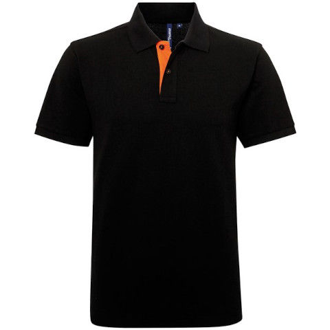 Asquith & Fox Men's Classic Fit Contrast Polo