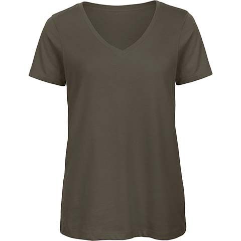 B&C V-Neck Organic Women's T-shirt