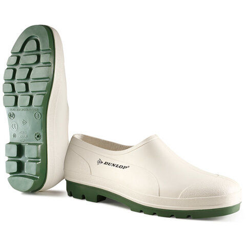 Dunlop Wellie Shoe White in White