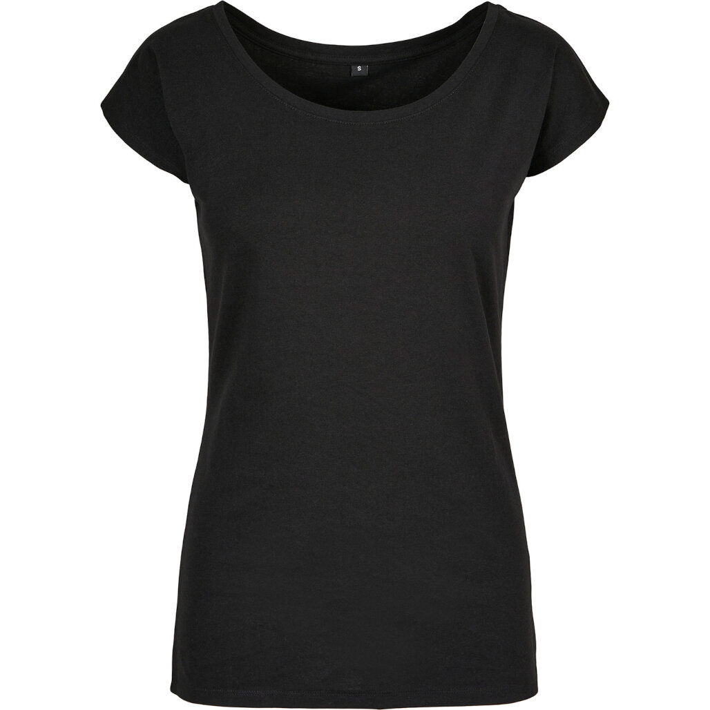 Build Your Brand Basic Women's Wide Neck Tee