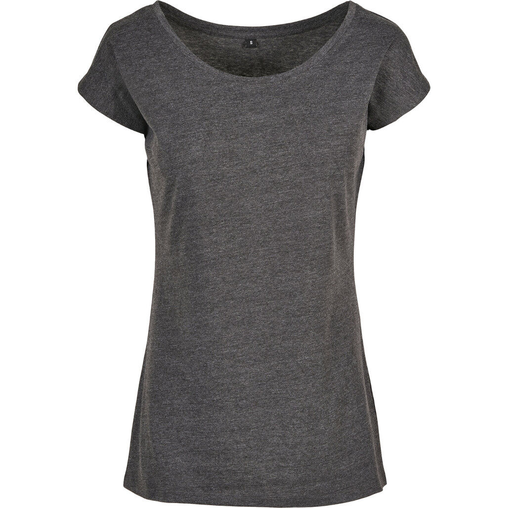 Build Your Brand Basic Women's Wide Neck Tee