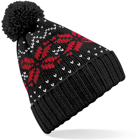 Beechfield Fair Isle Snowstar Beanie
