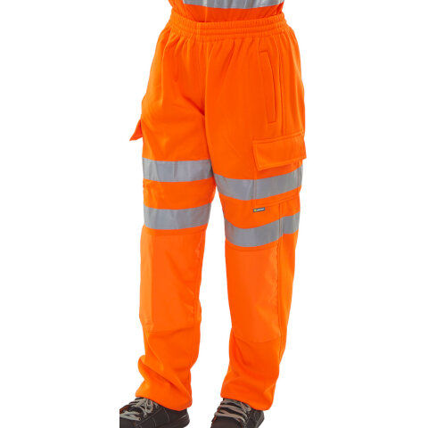 Beeswift Hi-Vis Fleece Jogger Trousers