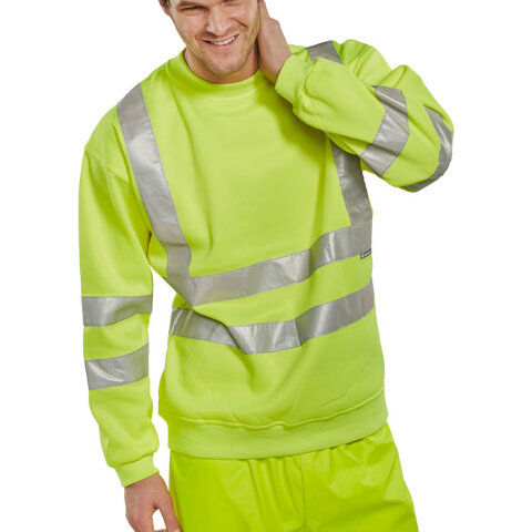 Beeswift Hi-Vis Essential Sweatshirt