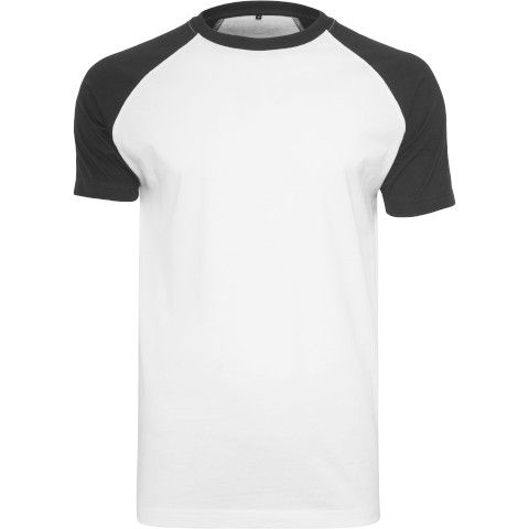 Build Your Brand Raglan Contrast Tee
