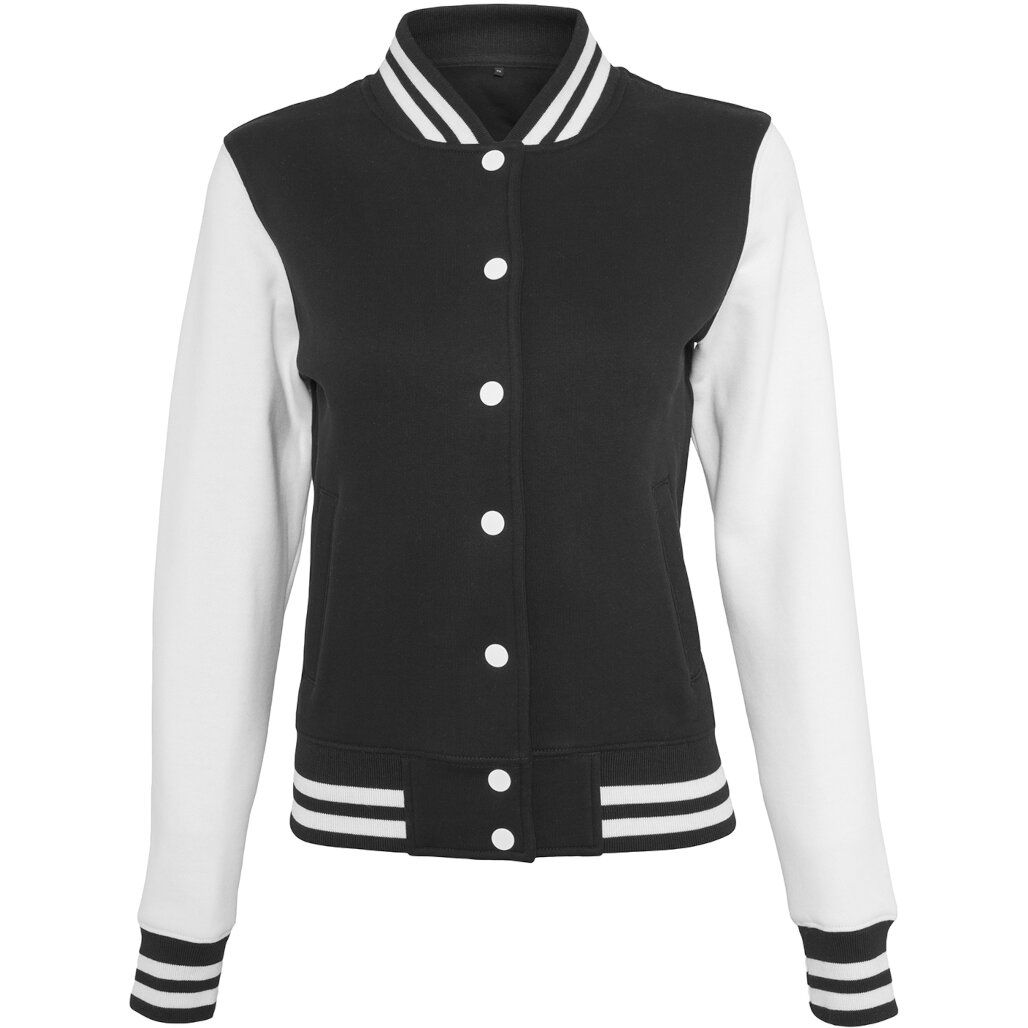 Build Your Brand Women's Sweat College Jacket