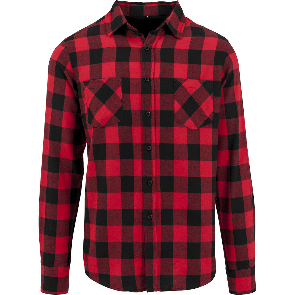 Build Your Brand Checked Flannel Shirt