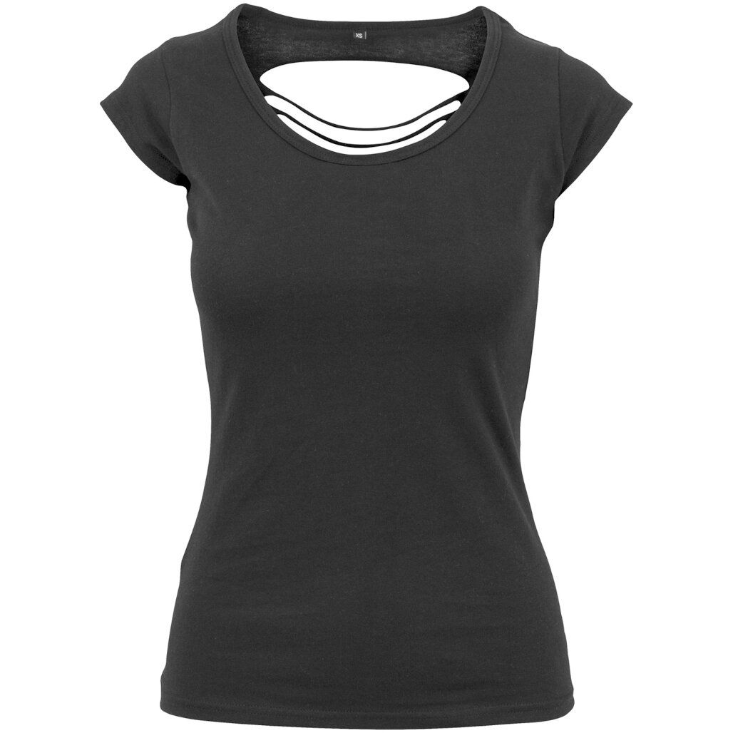Build Your Brand Women's Back Cut Tee