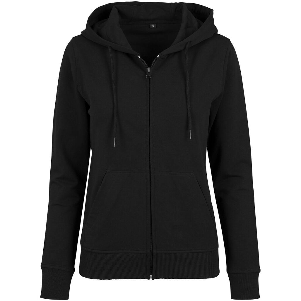 Build Your Brand Women's Terry Zip Hoodie