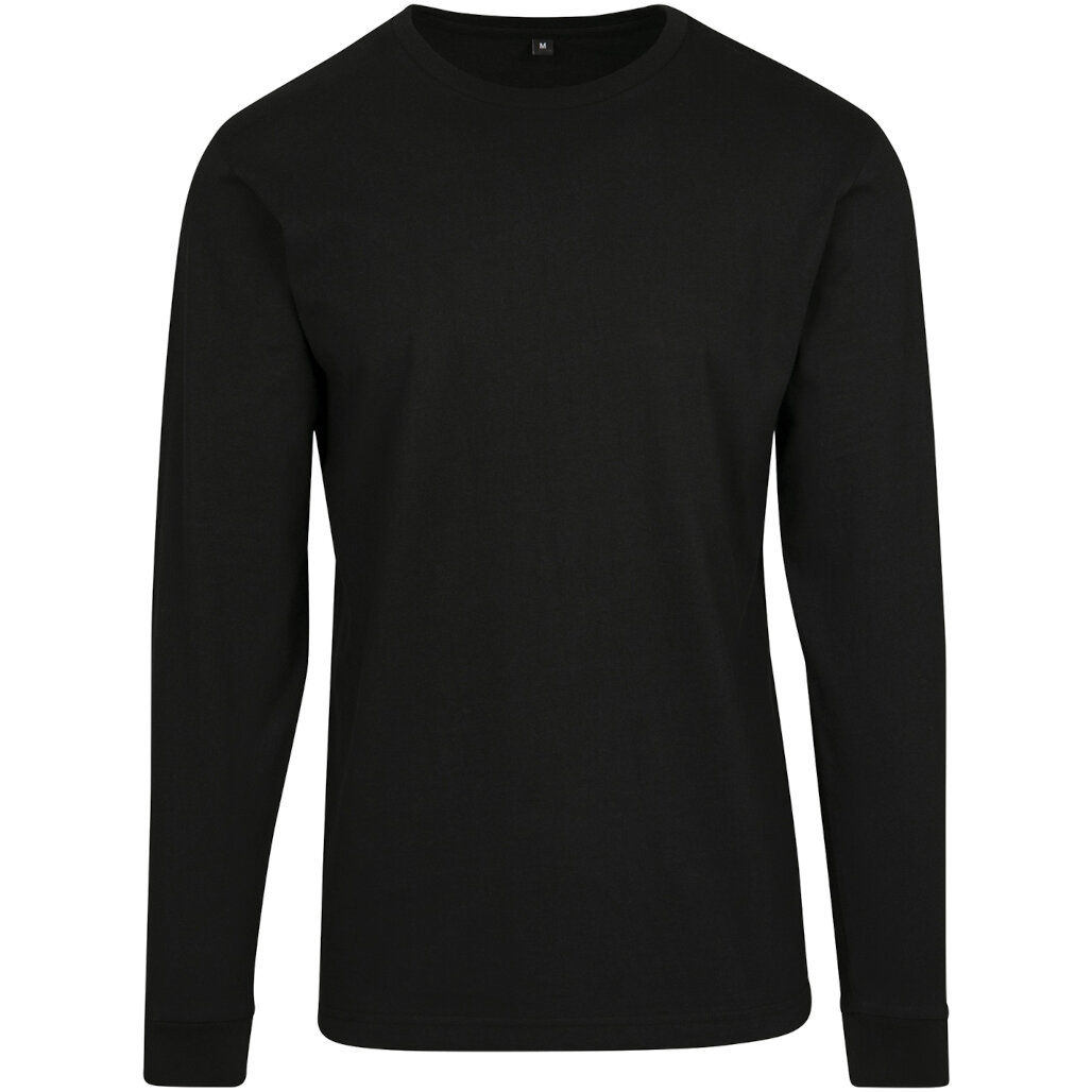 Build Your Brand Long Sleeve With Cuff Rib