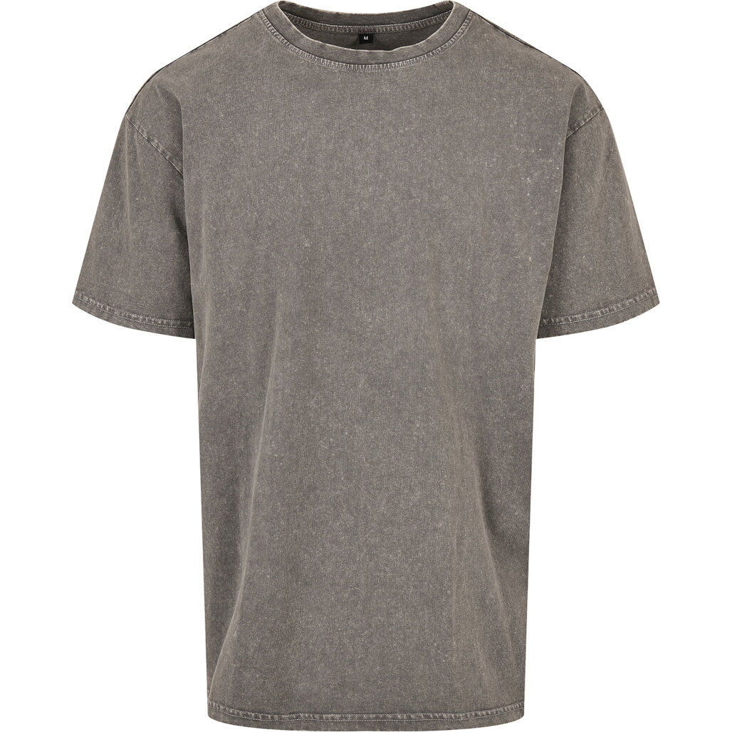 Build Your Brand Acid Washed Heavy Oversized Tee