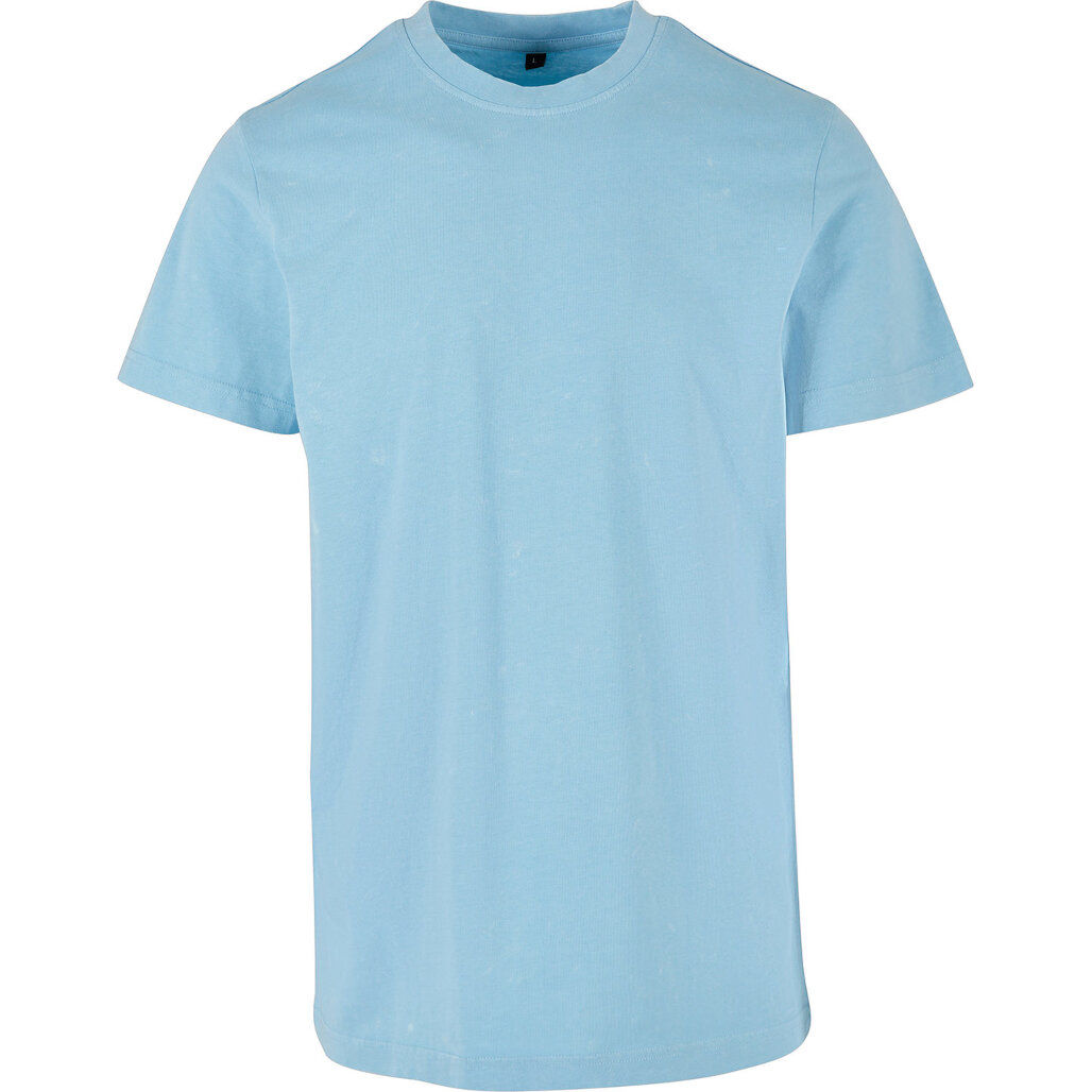 Build Your Brand Acid Washed Round Neck Tee