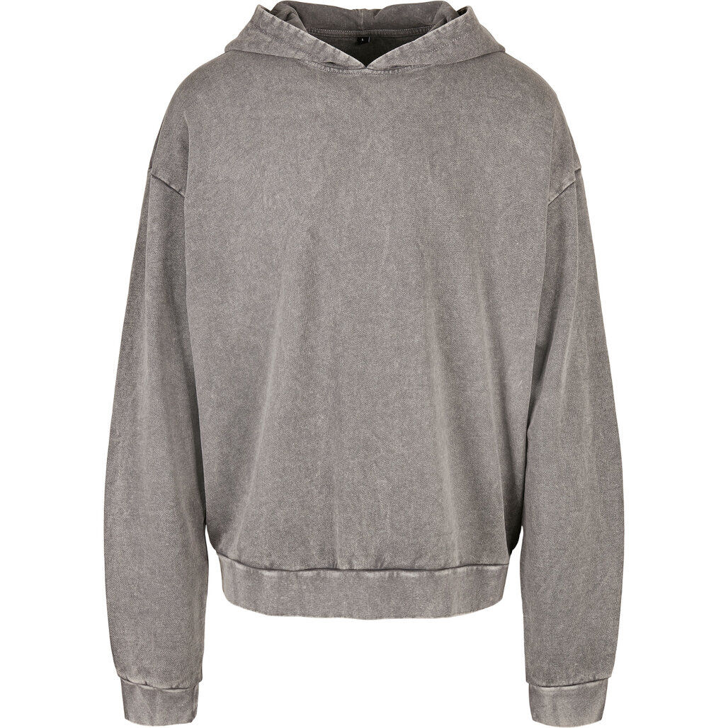Build Your Brand Acid Washed Oversize Hoodie